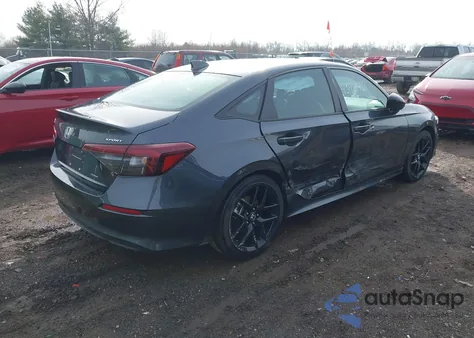 2025 Honda Civic Hybrid Sport/Sport Touring z USA, uszkodzony, nr VIN 2HGFE4F84SH335018